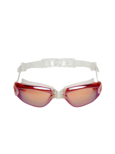 

CUKOO Women Red Solid Comfort-Fit Swimming Goggles