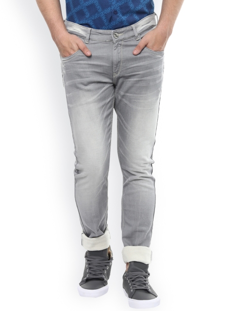 

SPYKAR Men Grey Skinny Fit Low Rise Jeans