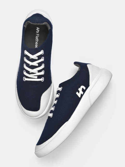 

Flatheads Men Navy Blue Sneakers