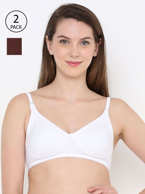 

Berrys Intimatess White & Brown Pack of 2 Everyday Bra