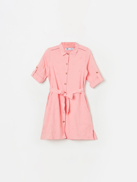 

Fame Forever by Lifestyle Pink Shirt Dress