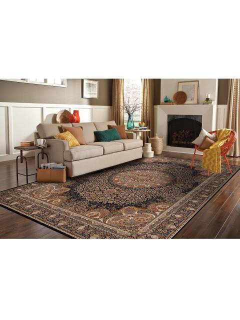 

Ddecor Brown Ethnic Motifs Carpet