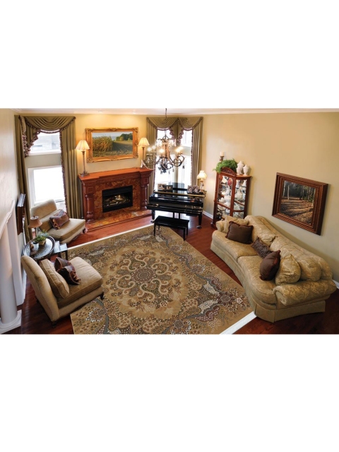 

DDecor Yellow Ethnic Motifs Printed Carpets