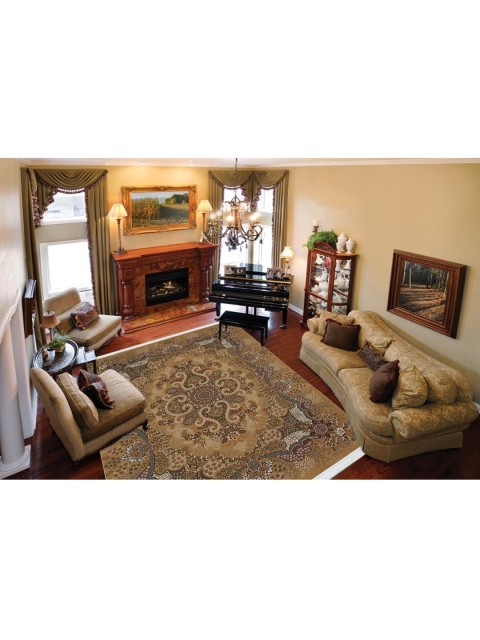 

DDecor Yellow Ethnic Motifs Printed Carpets