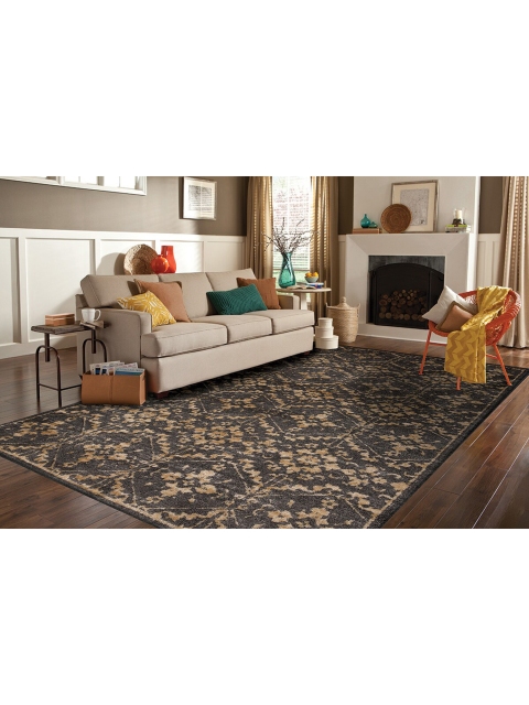 

DDecor Grey & Beige Ethnic Motifs Contemporary Carpet