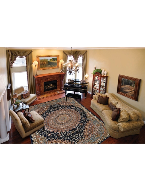 

DDecor Multicoloured Ethnic Motifs Printed Carpet, Multi