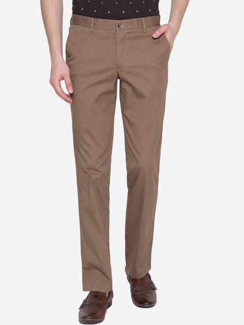 

Greenfibre Men Khaki Slim Fit Trousers