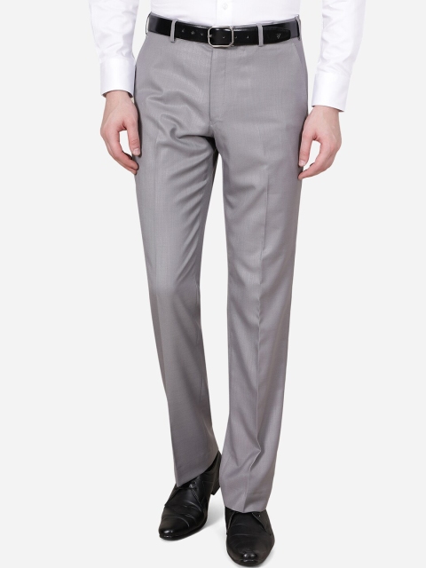 

Greenfibre Men Grey Trousers