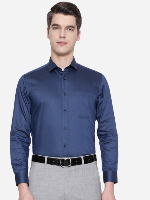 

Greenfibre Men Blue Slim Fit Formal Shirt
