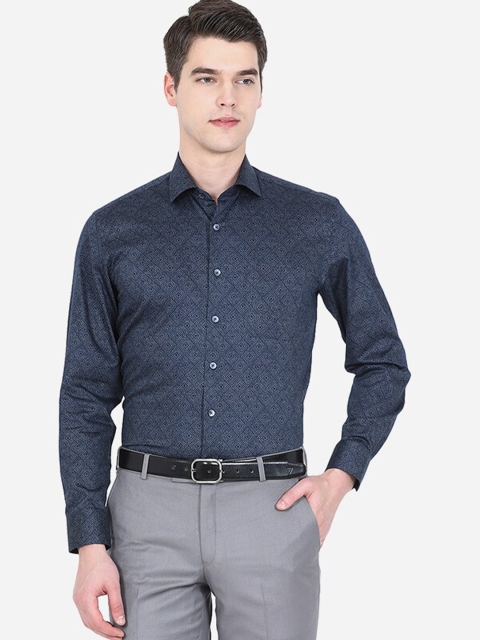 

JADE BLUE Men Blue Floral Printed Formal Shirt