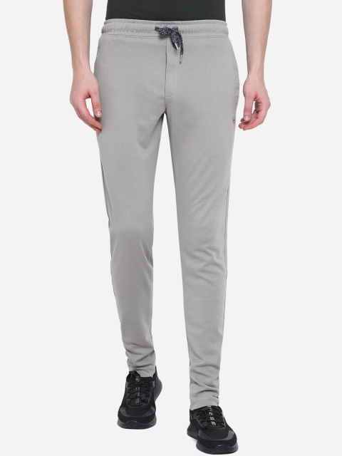 

JADE BLUE Men Grey Solid Slim-Fit Track Pant