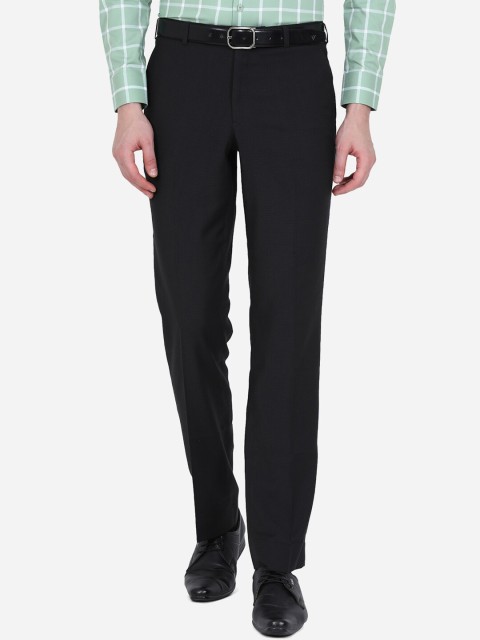 

JADE BLUE Men Black Trousers