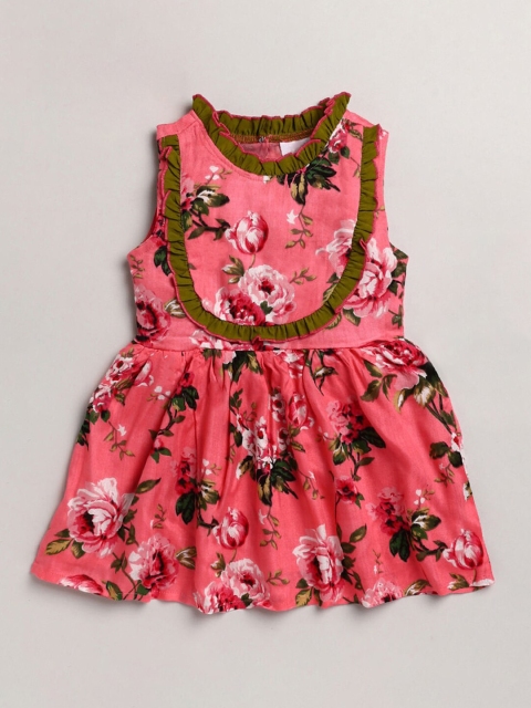 

Hopscotch Pink Floral Dress