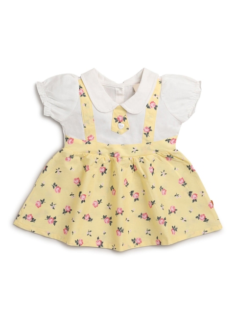 

Hopscotch Yellow Floral Dress