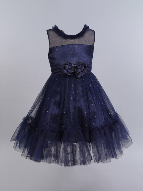 

Hopscotch Blue Peplum Dress
