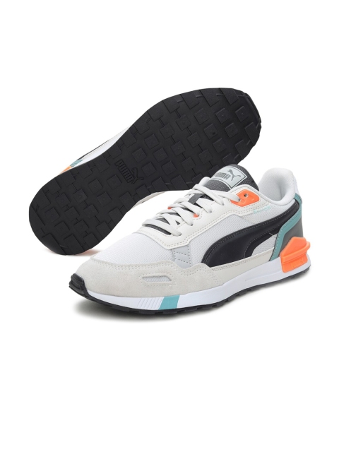 

Puma Unisex Grey Graviton Tera Colourblocked Sneakers