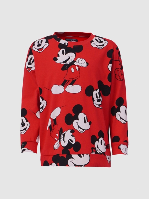 

KIDS ONLY Girls Red Printed Sweatshirt