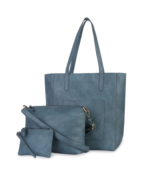 

Mona B Blue Set of 3 Handbag