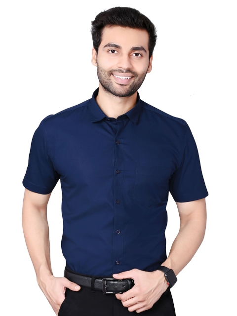 

5TH ANFOLD Men Blue Slim Fit Formal Shirt