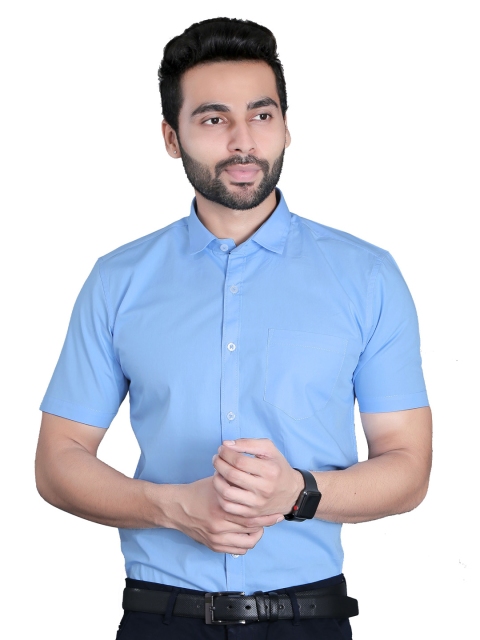 

5TH ANFOLD Men Blue Slim Fit Formal Shirt