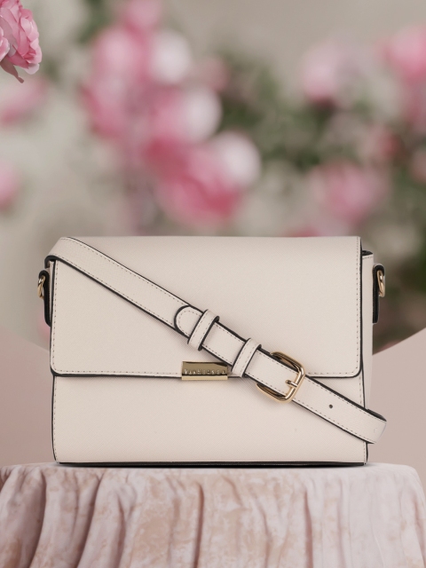 

Van Heusen Off-White Structured Sling Bag
