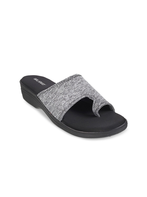 

WALKWAY by Metro Grey Wedge Mules