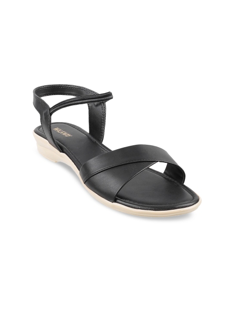 

WALKWAY by Metro Women Black Open Toe Flats