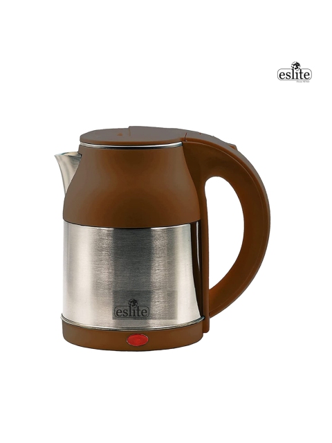 

Eslite Brown 1800W Double Wall Vacuum Insulated Stainless Steel Electric Kettle 1.8 L