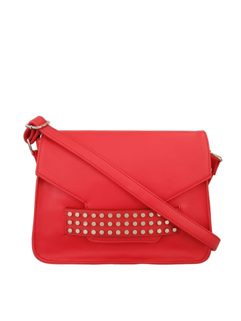 

Toteteca Red Studded Sling Bag
