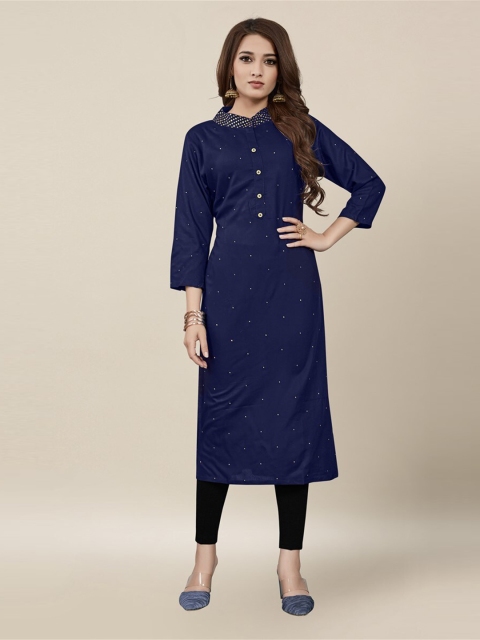

Vedic Blue & Blue Kurti