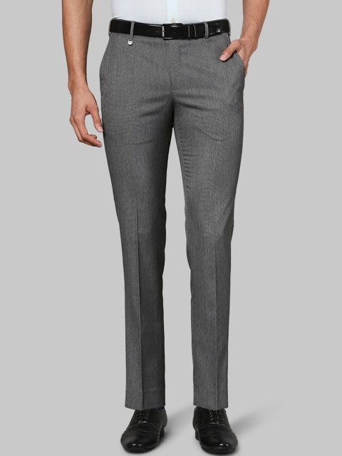 

Park Avenue Men Grey Slim Fit Trousers