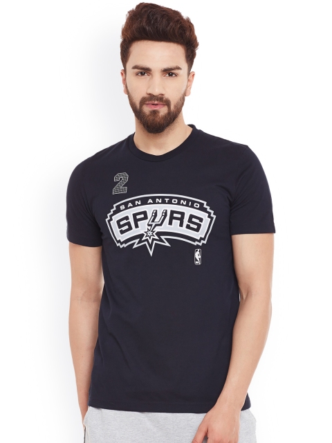 

NBA Men Black Printed Slim Fit T-shirt