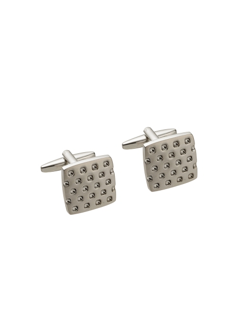 

Alvaro Castagnino Grey Textured Cufflinks