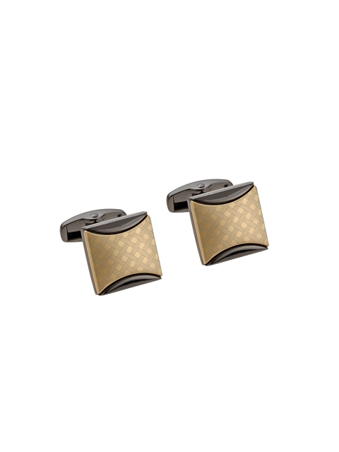 

Alvaro Castagnino Gold-Toned Textured Cufflinks