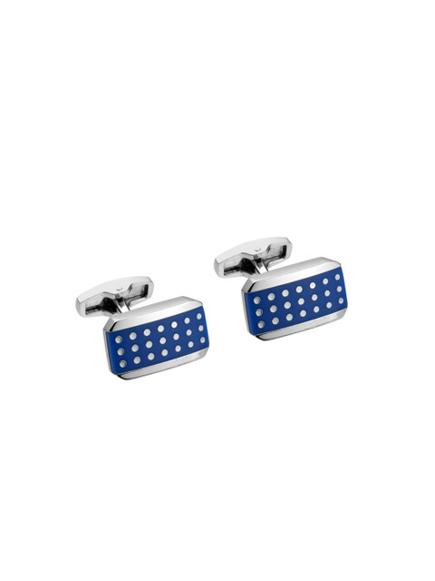

Alvaro Castagnino Blue & Steel-Toned Cufflinks