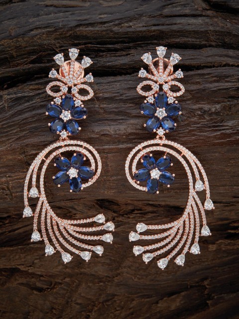 

Kushal's Fashion Jewellery Blue Contemporary Drop Earrings
