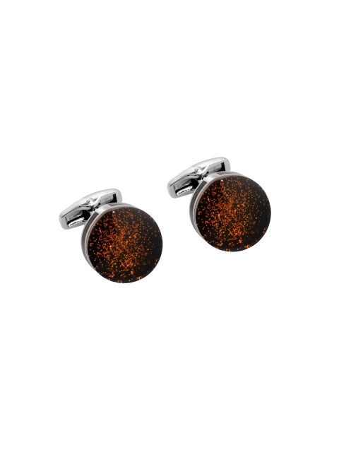 

Alvaro Castagnino Black & Orange Cufflinks