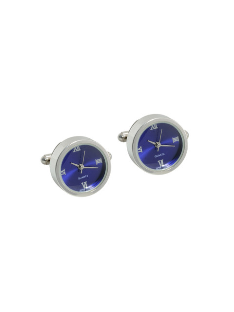 

Alvaro Castagnino Blue & Steel-Toned Cufflinks