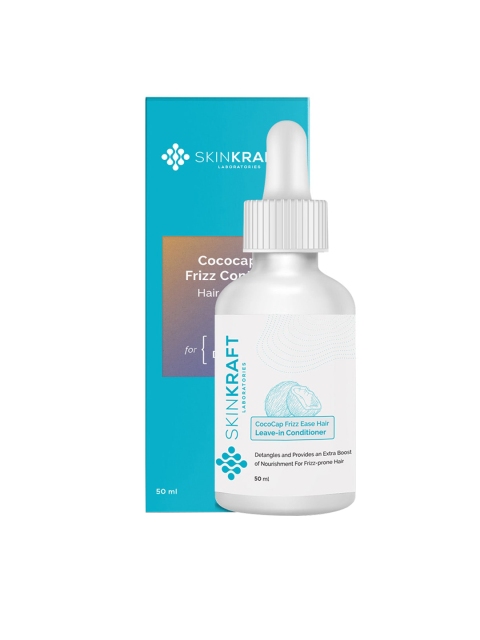 

SKINKRAFT CocoCap Frizz Ease Hair Leave-In Conditioner Serum - 50ml, Off white