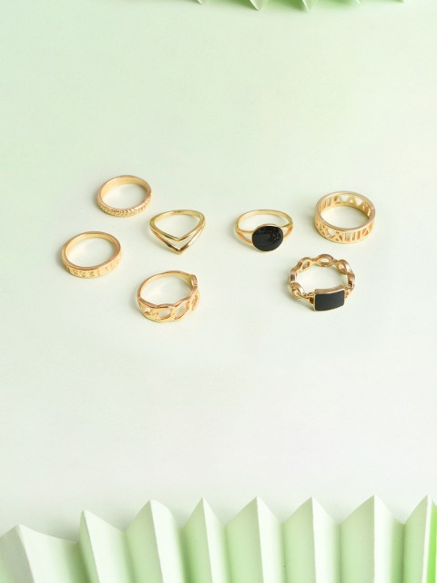 

SOHI Women Gold Ring