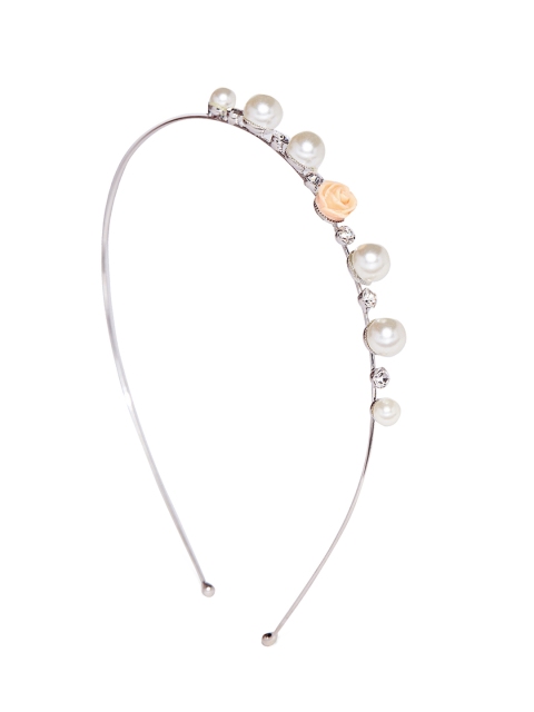 

Kazo Silver-Toned Embellished Hairband