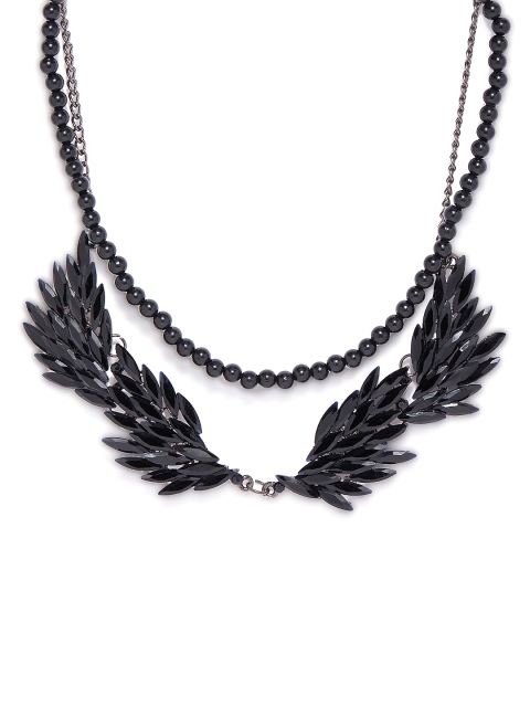 

Kazo Black Beaded Necklace
