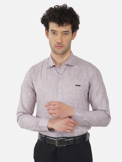 

OUTLAWS Men Mauve Comfort Slim Fit Casual Shirt