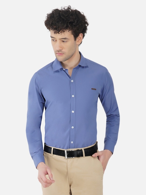 

OUTLAWS Men Grey Comfort Slim Fit Casual Shirt