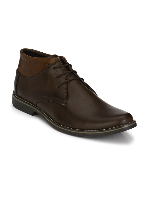 

Azzaro Black Men Brown Semiformal Shoes
