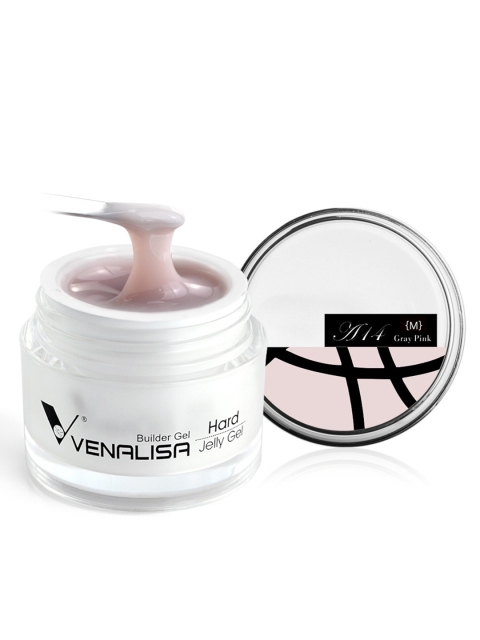 

VENALISA LED UV Culpture Nail Gel Hard Jelly Builder Gel UV Poly Nail Extension Gel - A14 30ml, Multi