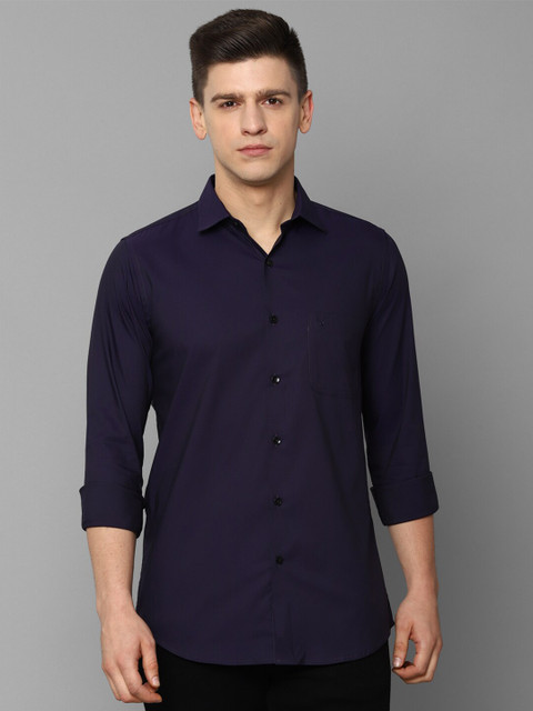 

Allen Solly Men Navy Blue Slim Fit Casual Shirt