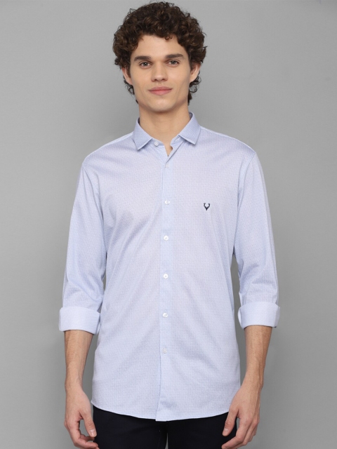 

Allen Solly Men Blue Slim Fit Printed Casual Shirt