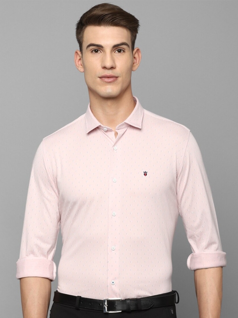 

Louis Philippe Sport Men Pink Slim Fit Printed Casual Shirt