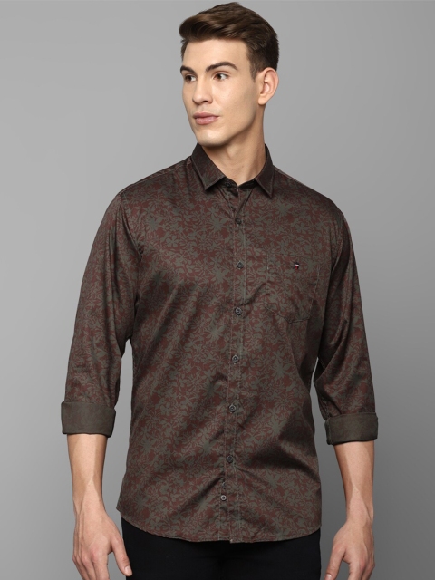 

Louis Philippe Sport Men Brown Slim Fit Floral Printed Casual Shirt